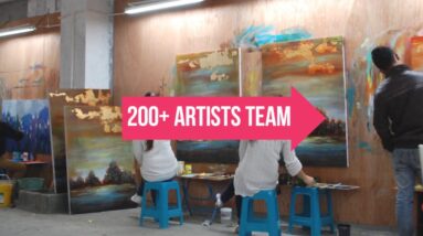 Chinese Painters For Hire - China's Giant Oil Painting Factory - Art in Bulk
