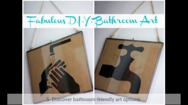 Bathroom Art Set