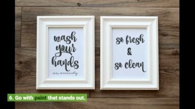 Bathroom Humor Canvas Set Wall Art