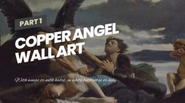Copper Angel Wall Art