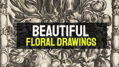 10 Beautiful Floral Drawings - Outpost-Art.org