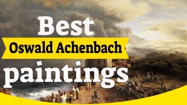 Oswald Achenbach Paintings - 30 Most Famous Oswald Achenbach Paintings 10 Oswald Achenbach Paintings - 30 Most Famous Oswald Achenbach Paintings