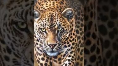 Leopard Painting on Canvas - Outpost-Art.org