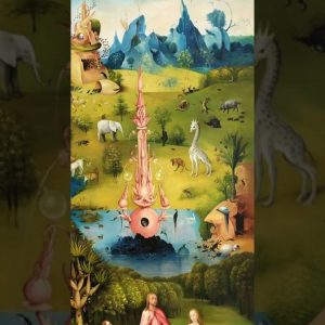The Garden of Earthly Delights - Left Panel - Oil Painting Reproduction