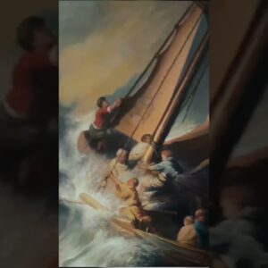 Christ in the Storm on the Sea of Galilee - Rembrandt Oil Painting Reproduction